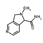 CAS#: 73335-55-4， 2-Methyl-2,3-dihydro-1H-pyrrolo[3,4-c]pyridine-1-carboxamide