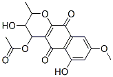 CAS#: 73341-70-5， (3,6-Dihydroxy-8-Methoxy-2-Methyl-5,10-Dioxo-3,4-Dihydro-2H-Benzo[g]Chromen-4-Yl) Acetate