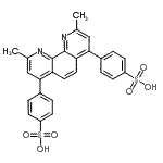 CAS#: 73348-75-1， 4,4'-(2,9-Dimethyl-1,10-phenanthroline-4,7-diyl)dibenzenesulfonic acid