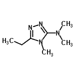 CAS#: 733698-87-8， 5-Ethyl-N,N,4-trimethyl-4H-1,2,4-triazol-3-amine