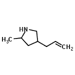 CAS#: 733752-87-9， 4-Allyl-2-methylpyrrolidine