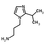结构式 CAS# 733756-66-6, 3-(2-异丙基-1H-咪唑-1-基)-1-丙胺
