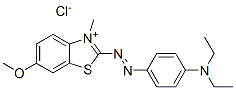 CAS#: 73384-77-7， 2-[[4-(Diethylamino)Phenyl]Azo]-6-Methoxy-3-Methylbenzothiazolium Chloride
