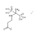 CAS#: 73384-94-8， Potassium 3-[(1,1-diphosphonoethyl)amino]propanoate