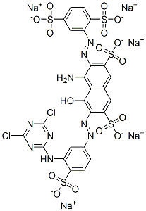 CAS#: 73398-43-3， Pentasodium 4-Amino-6-[[3-[(4,6-Dichloro-1,3,5-Triazin-2-Yl)Amino]-4-Sulphonatophenyl]Azo]-3-[(2,5-Disulphonatophenyl)Azo]-5-Hydroxynaphthalene-2,7-Disulphonate