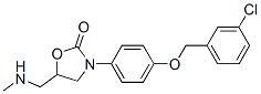 CAS#: 73423-36-6， 3-[4-[(3-Chlorophenyl)Methoxy]Phenyl]-5-(Methylaminomethyl)-1,3-Oxazolidin-2-One compd. with Methanesulfonic Acid