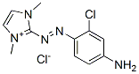 CAS 登录号：73447-48-0， 3-氯-4-(1,3-二甲基咪唑-1-鎓-2-基)偶氮苯胺氯化物