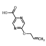 CAS#: 734532-95-7， 5-(Allyloxy)-2-pyrazinecarboxylic acid