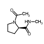 CAS#: 73462-80-3， 1-Acetyl-N-methyl-D-prolinamide