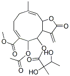 CAS#: 73522-62-0， Methyl (6E,10E)-5-Acetyloxy-4-(2,3-Dihydroxy-2-Methylbutanoyl)Oxy-10-Methyl-3-Methylidene-2-Oxo-3a,4,5,8,9,11a-Hexahydrocyclodeca[b]Furan-6-Carboxylate