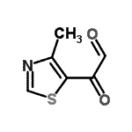 CAS#: 73548-96-6， (4-Methyl-1,3-thiazol-5-yl)(oxo)acetaldehyde