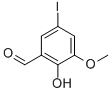 structure of CAS# 7359-14-0, 5-Iodo-O-Vanillin;2-Hydroxy-5-Iodo-3-Methoxy-Benzaldehyde;Zinc02566021