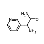 CAS#: 736091-66-0， 2-Amino-2-(3-pyridinyl)acetamide