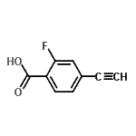 CAS#: 736117-41-2， 4-Ethynyl-2-fluorobenzoic acid