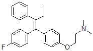 CAS#: 73617-96-6， 2-[4-[(Z)-1-(4-Fluorophenyl)-2-Phenylbut-1-Enyl]Phenoxy]-N,N-Dimethylethanamine