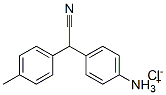结构式 CAS# 73663-77-1, [4-[氰基-(4-甲基苯基)甲基]苯基]氯化铵