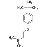CAS#: 73675-45-3， N,N-Dimethyl-2-[4-(2-methyl-2-propanyl)phenoxy]ethanamine