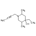 CAS#: 736865-39-7， 1-(2-Butyn-1-yl)-4-ethyl-2,5-dimethyl-4-piperidinol