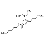 structure of CAS# 7369-66-6, Dihexyl [2-(diethylamino)-2-oxoethyl]phosphonate;Dihexyl N<wbr>,N-Diethy<wbr>lcarbamyl<wbr>methylene<wbr>phosphona<wbr>te [for E<wbr>xtraction<wbr> of Lanth<wbr>anides an<wbr>d Actinid<wbr>es];N,N-DIETHYLCARBAMYLMETHYLENEPHOSPHONICACIDDI-N-HEXYLESTER;PHOSPHONIC ACID, ((DIETHYLCARBAMOYL)METHYL)-, DIHEXYL ESTER
