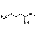 structure of CAS# 736905-51-4, (1E)-3-Methoxypropanimidamide;3-methoxypropanimidamide;3-METHOXY-PROPIONAMIDINE