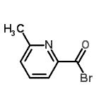 CAS#: 73691-25-5， 6-Methyl-2-pyridinecarbonyl bromide