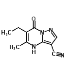 CAS#: 736964-77-5， 6-Ethyl-5-methyl-7-oxo-4,7-dihydropyrazolo[1,5-a]pyrimidine-3-carbonitrile