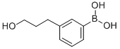 structure of CAS# 736989-98-3, [3-(3-Hydroxypropyl)Phenyl]Boronic Acid;3-(3-Hydroxypropyl)Benzeneboronic Acid, 96%;3-(3-Hydroxyprop-1-Yl)Benzeneboronic Acid;[3-(3-HYDROXYPROPYL)PHENYL]BORONIC ACID