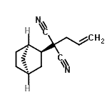 CAS 登录号：736992-74-8， 烯丙基[(1R,2S,4S)-双环[2.2.1]庚-2-基]丙二腈