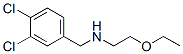 structure of CAS# 73728-65-1, N-[(3,4-Dichlorophenyl)Methyl]-2-Ethoxyethanamine;N-[(3,4-Dichlorophenyl)Methyl]-2-Ethoxy-Ethanamine;(3,4-Dichlorobenzyl)-(2-Ethoxyethyl)Amine;Benzenemethanamine, 3,4-Dichloro-N-(2-Ethoxyethyl)- (9Ci)