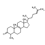 CAS#: 7377-73-3， 4-Methylcholesta-8,24-dien-3-one