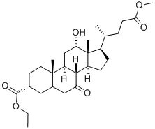 CAS#: 73771-71-8， Ethyl (3R,8R,9S,10S,12S,13R,14S,17R)-12-Hydroxy-17-[(2R)-5-Methoxy-5-Oxopentan-2-Yl]-10,13-Dimethyl-7-Oxo-1,2,3,4,5,6,8,9,11,12,14,15,16,17-Tetradecahydrocyclopenta[a]Phenanthrene-3-Carboxylate