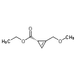 CAS#: 737766-23-3， Ethyl (1S)-2-(methoxymethyl)-2-cyclopropene-1-carboxylate