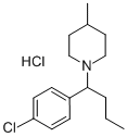 CAS#: 73790-68-8， 1-[1-(4-Chlorophenyl)Butyl]-4-Methylpiperidine Hydrochloride