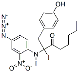 CAS#: 73794-11-3， Hexanoyldiiodo-N-(4-Azido-2-Nitrophenyl)Tyramine