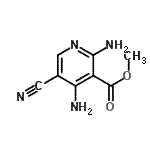CAS#: 73832-93-6， Methyl 2,4-diamino-5-cyanonicotinate
