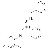 CAS#: 73839-60-8， N-(Bis(Phenylmethyl)Amino)Sulfanyl-N'-(2,4-Dimethylphenyl)Methanimidamide