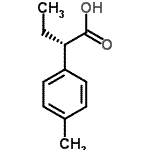 CAS 登录号：73853-94-8， (2S)-2-(4-甲基苯基)丁酸