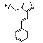 CAS#: 738575-24-1， 3-[(E)-2-(1-Ethyl-4,5-dihydro-1H-imidazol-2-yl)vinyl]pyridine
