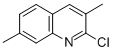 structure of CAS# 73863-46-4, 2-Chloro-3,7-Dimethylquinoline