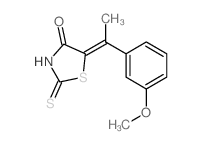 CAS#: 73873-85-5， (5Z)-5-[1-(3-Methoxyphenyl)Ethylidene]-2-Sulfanylidene-1,3-Thiazolidin-4-One