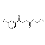 结构式 CAS# 73931-65-4, 乙基4-(3-甲基苯基)-4-氧代丁酸酯