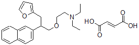 CAS#: 73953-93-2， 2-(2-Furfuryl-2-naphthylethoxy)triethylamine fumarate