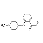 CAS#: 740051-85-8， 2-Chloro-1-{2-[(1-methyl-4-piperidinyl)amino]phenyl}ethanone