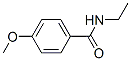 structure of CAS# 7403-41-0, 4-Methoxy-N-Ethylbenzamide;N-Ethyl-4-Methoxy-Benzamide;Nsc404037;Ai3-16928