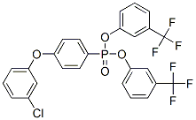 CAS#: 74038-37-2， 1-Bis[3-(Trifluoromethyl)Phenoxy]Phosphoryl-4-(3-Chlorophenoxy)Benzene