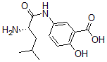 CAS#: 74095-38-8， 5-[[(2S)-2-Amino-4-Methylpentanoyl]Amino]-2-Hydroxybenzoic Acid