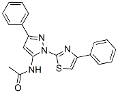 CAS#: 74101-24-9， N-[5-Phenyl-2-(4-Phenyl-1,3-Thiazol-2-Yl)Pyrazol-3-Yl]Acetamide