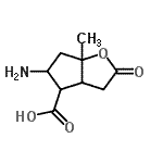 CAS#: 741643-33-4， 5-Amino-6a-methyl-2-oxohexahydro-2H-cyclopenta[b]furan-4-carboxylic acid