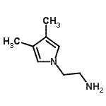 CAS#: 741644-54-2， 2-(3,4-Dimethyl-1H-pyrrol-1-yl)ethanamine