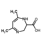 CAS#: 742005-47-6， 5,7-Dimethyl-2,3-dihydro-1H-1,4-diazepine-2-carboxylic acid